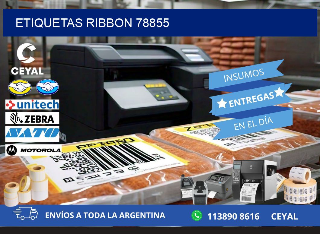 ETIQUETAS RIBBON 78855