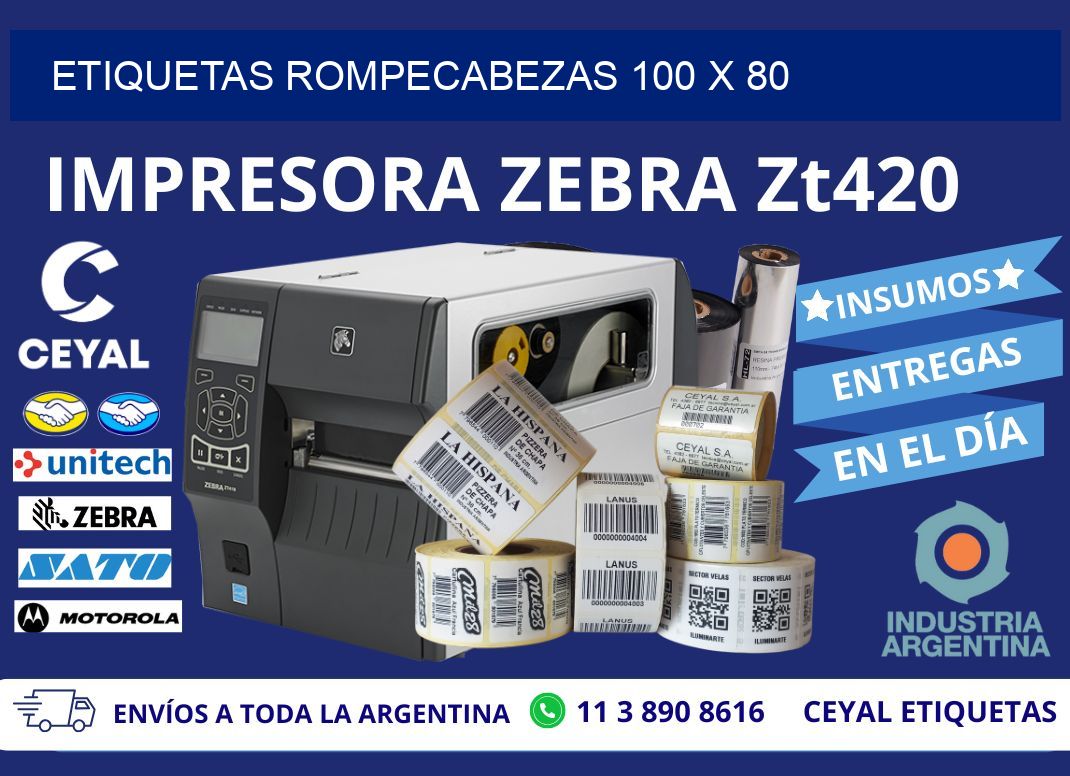 ETIQUETAS ROMPECABEZAS 100 x 80
