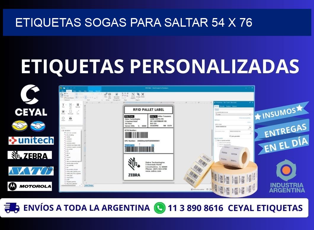 ETIQUETAS SOGAS PARA SALTAR 54 x 76