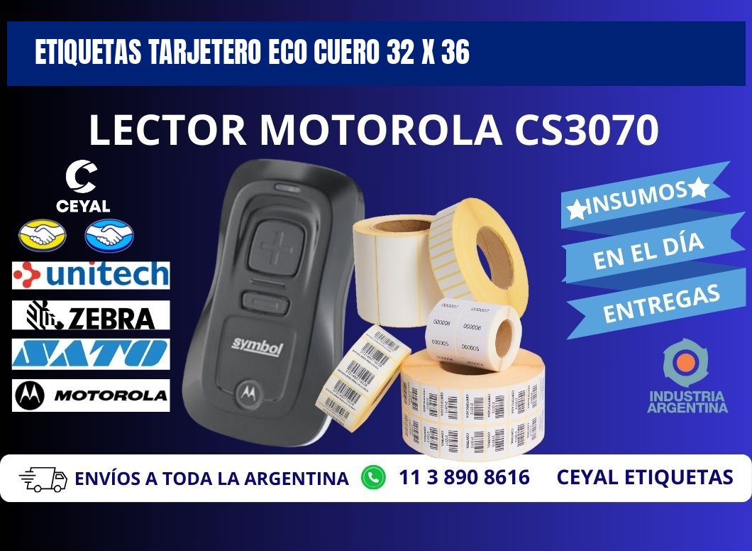 ETIQUETAS TARJETERO ECO CUERO 32 x 36