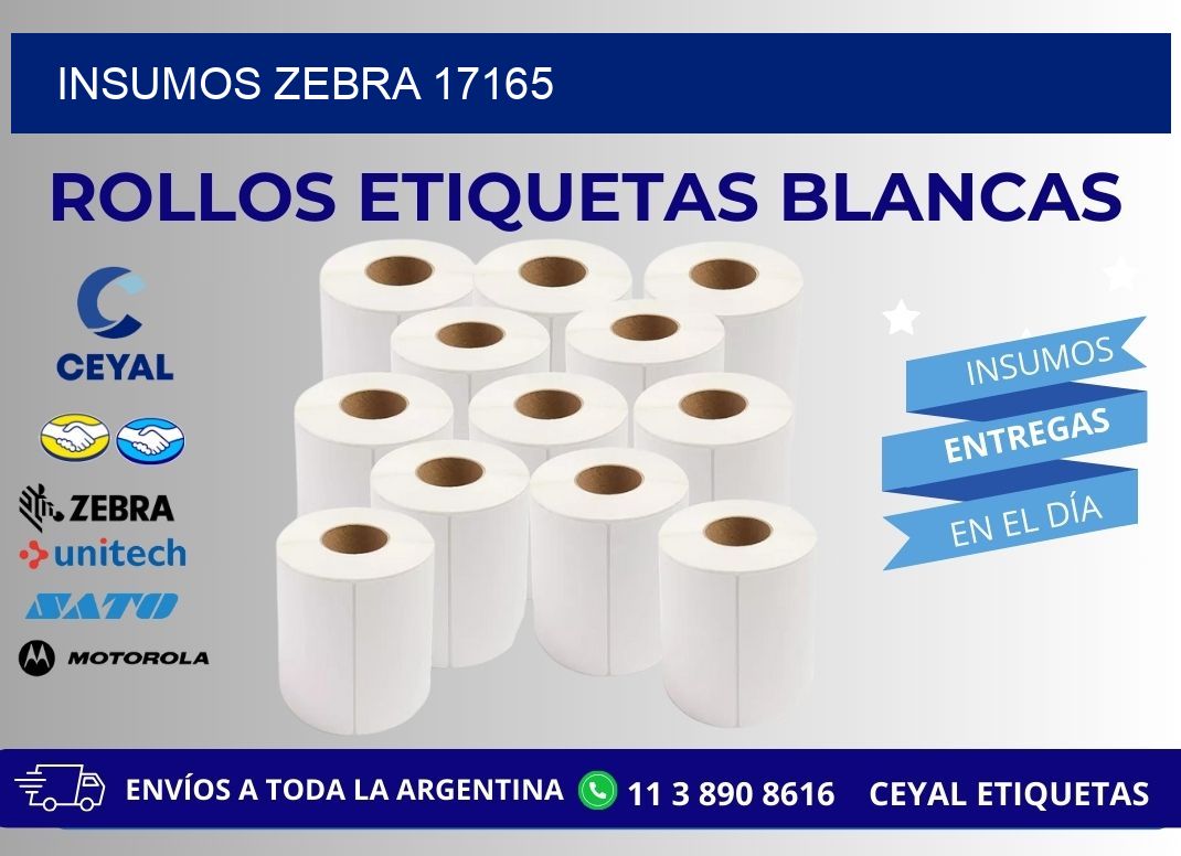 INSUMOS ZEBRA 17165