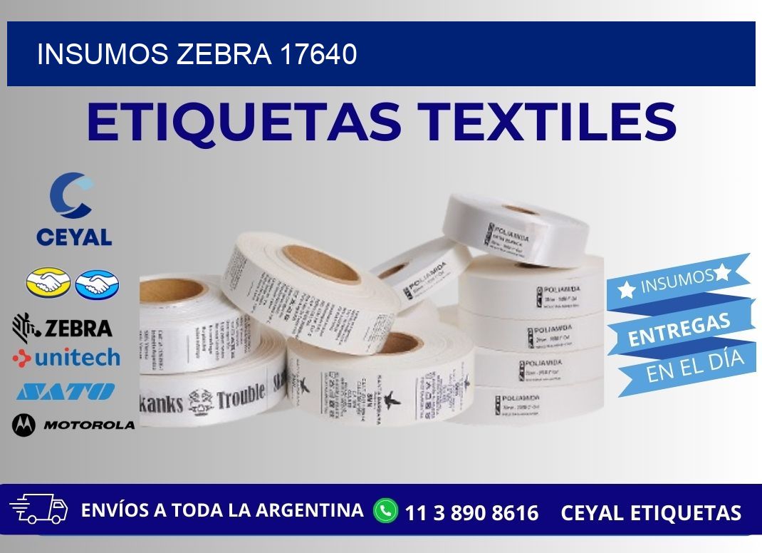 INSUMOS ZEBRA 17640