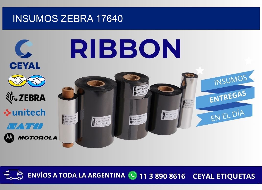 INSUMOS ZEBRA 17640