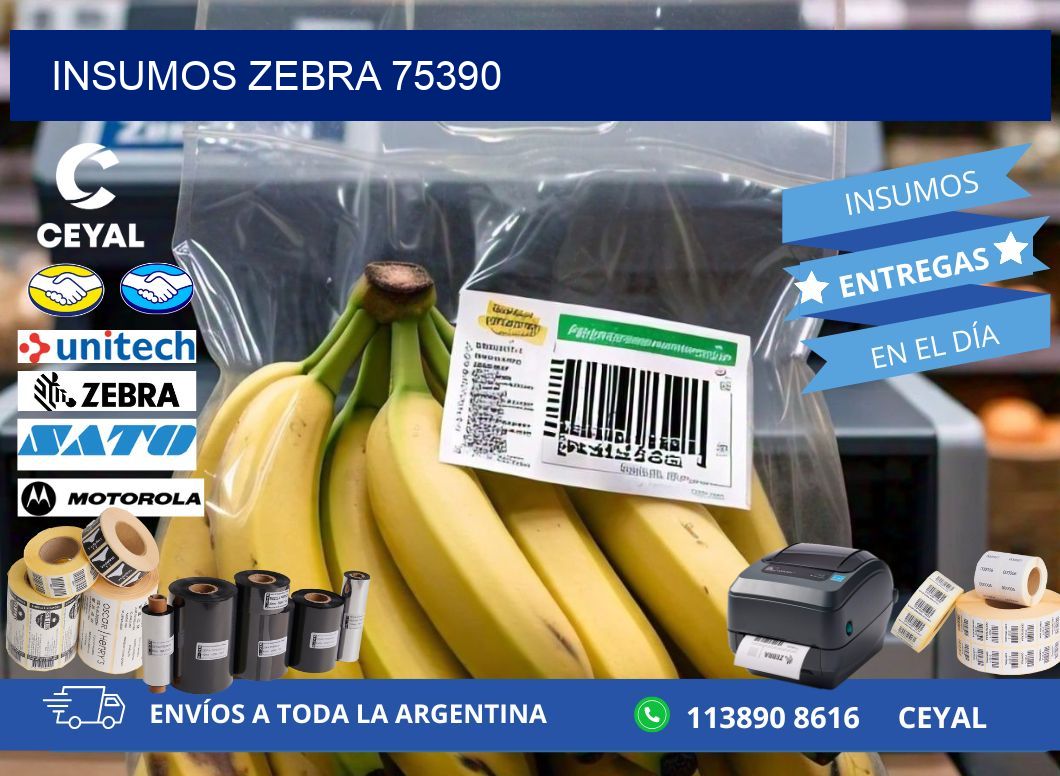 INSUMOS ZEBRA 75390