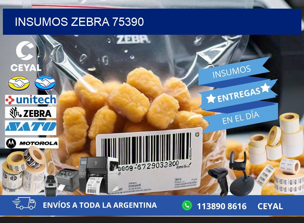 INSUMOS ZEBRA 75390