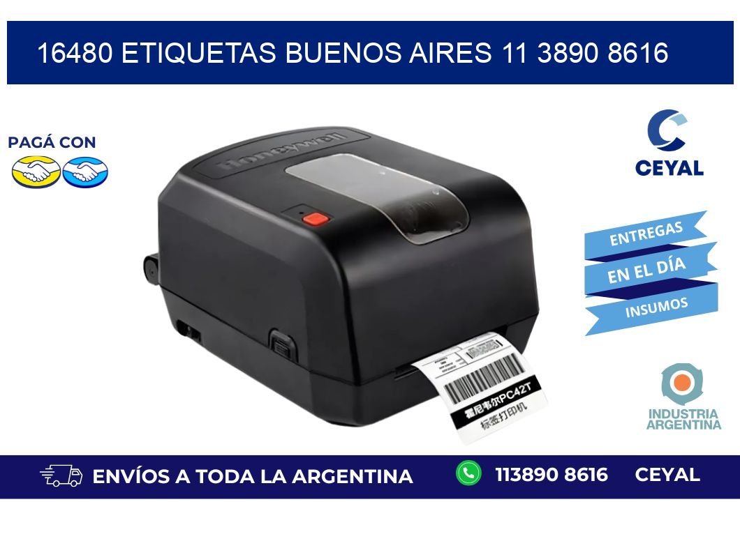 16480 ETIQUETAS BUENOS AIRES 11 3890 8616