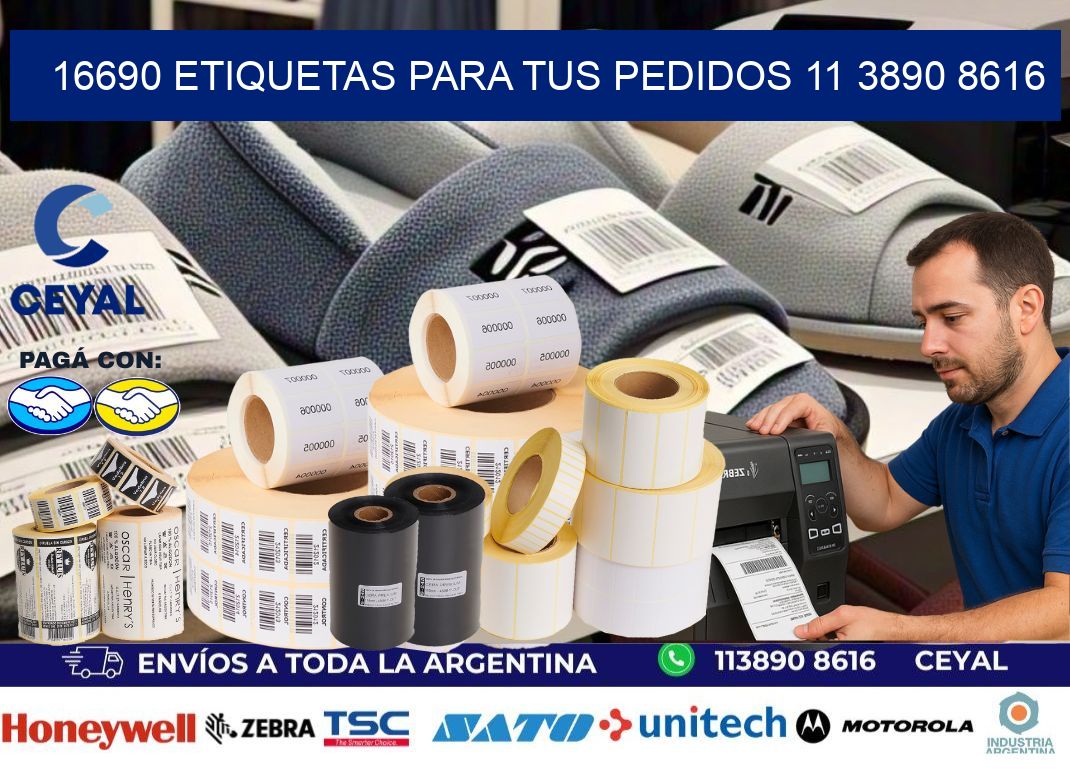 16690 ETIQUETAS PARA TUS PEDIDOS 11 3890 8616