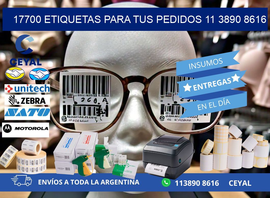 17700 ETIQUETAS PARA TUS PEDIDOS 11 3890 8616