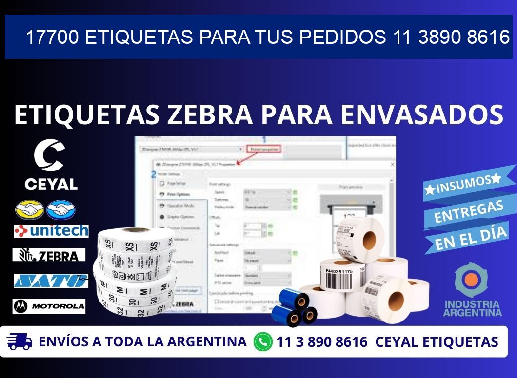 17700 ETIQUETAS PARA TUS PEDIDOS 11 3890 8616