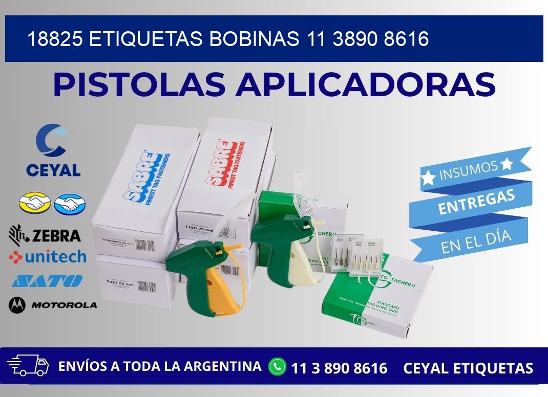 18825 ETIQUETAS BOBINAS 11 3890 8616