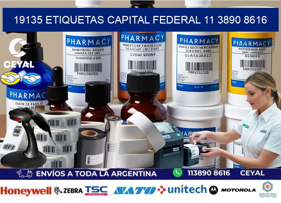 19135 ETIQUETAS CAPITAL FEDERAL 11 3890 8616
