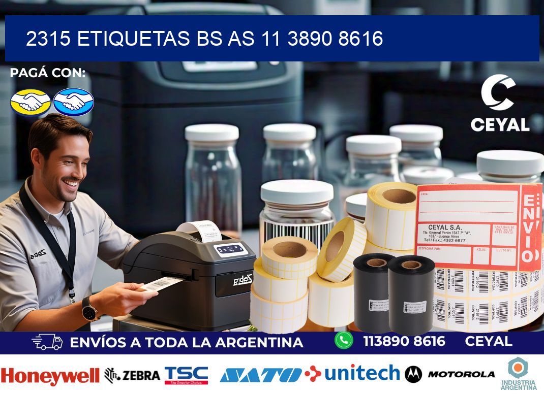 2315 ETIQUETAS BS AS 11 3890 8616