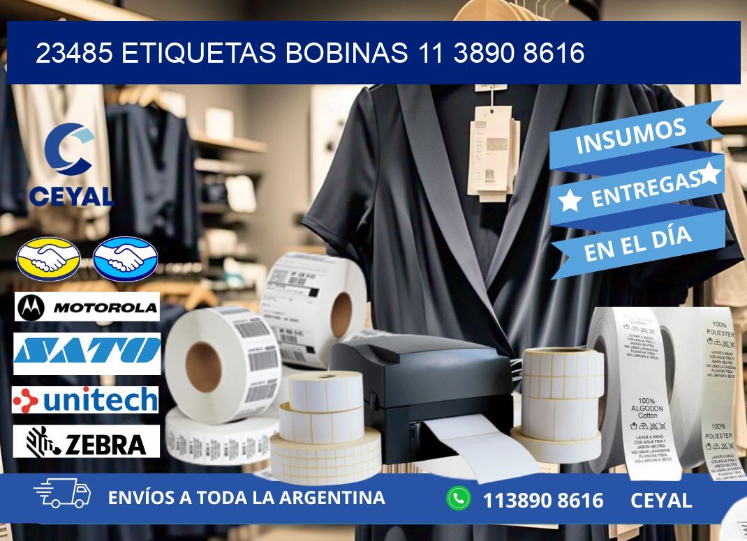 23485 ETIQUETAS BOBINAS 11 3890 8616