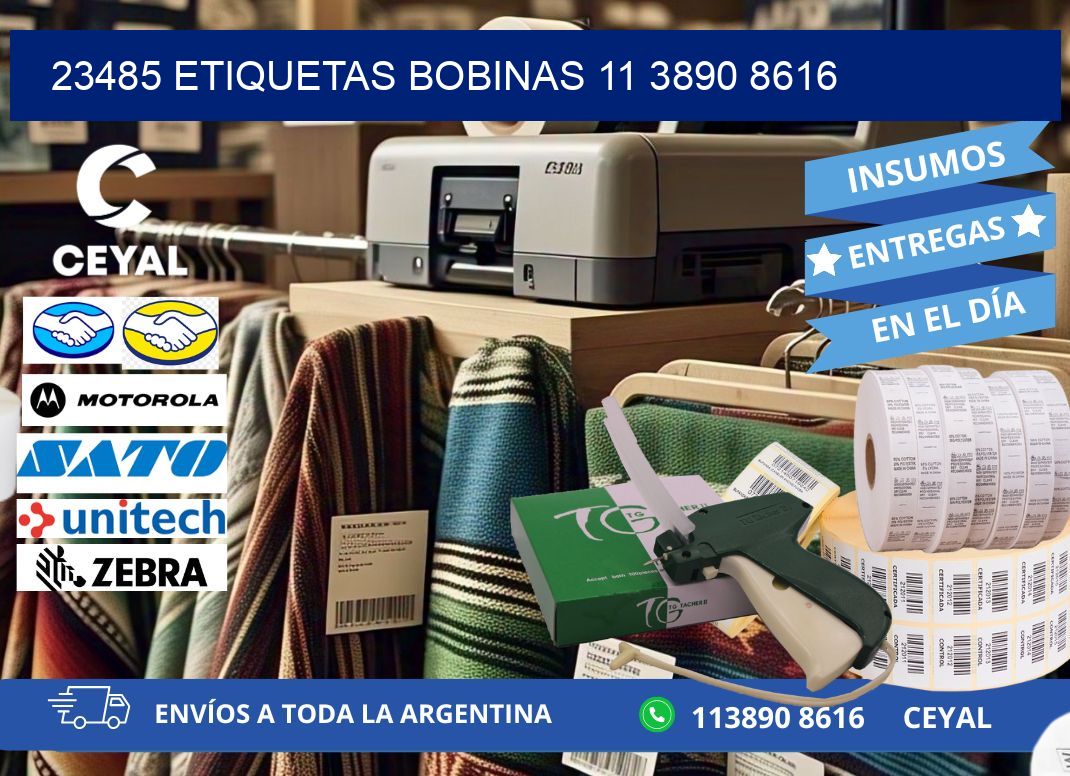 23485 ETIQUETAS BOBINAS 11 3890 8616