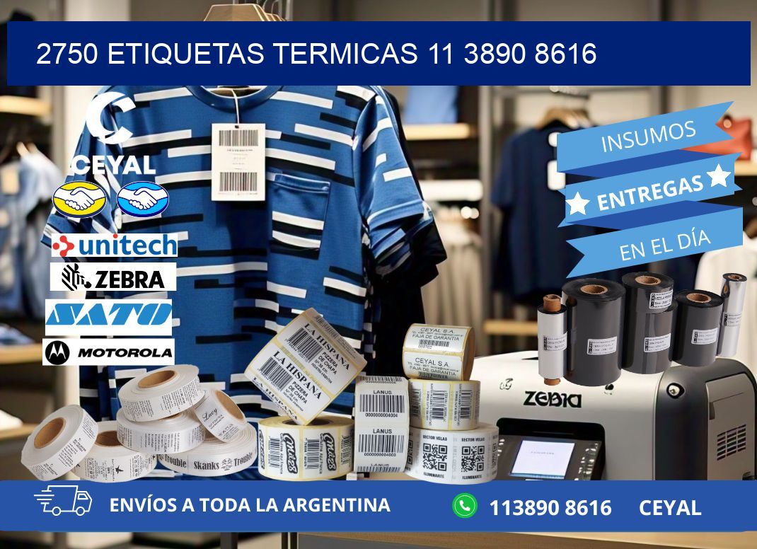 2750 ETIQUETAS TERMICAS 11 3890 8616