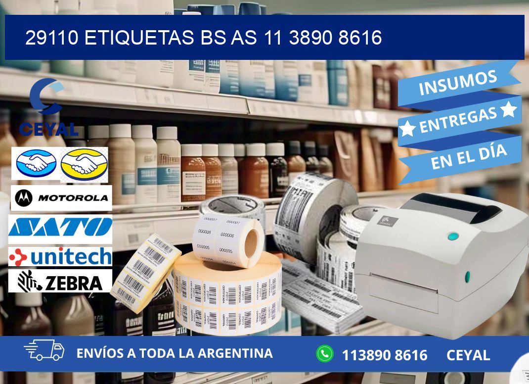29110 ETIQUETAS BS AS 11 3890 8616
