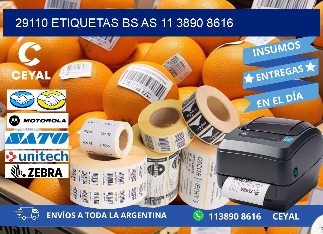 29110 ETIQUETAS BS AS 11 3890 8616