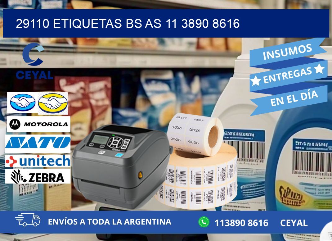 29110 ETIQUETAS BS AS 11 3890 8616