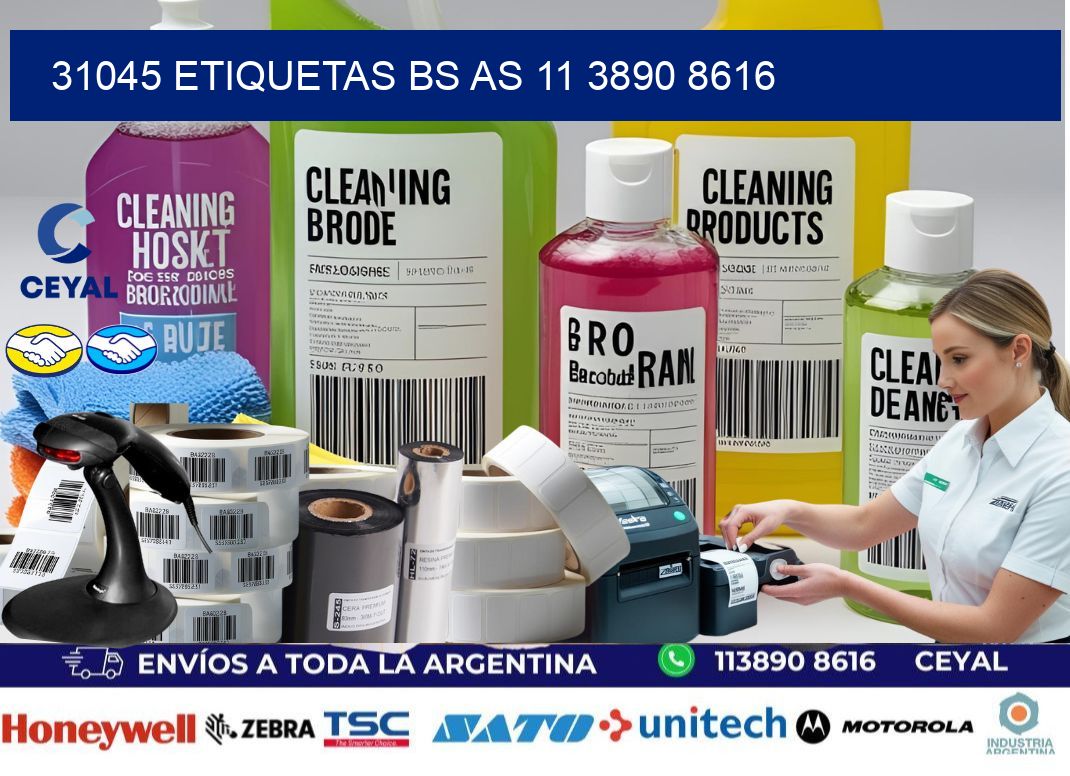 31045 ETIQUETAS BS AS 11 3890 8616