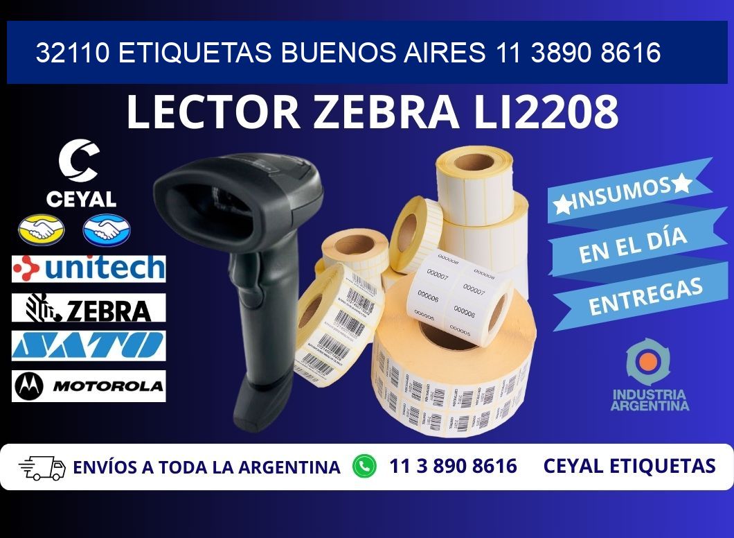 32110 ETIQUETAS BUENOS AIRES 11 3890 8616