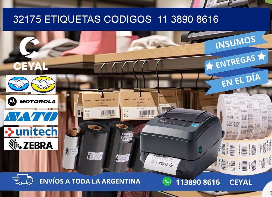 32175 ETIQUETAS CODIGOS  11 3890 8616