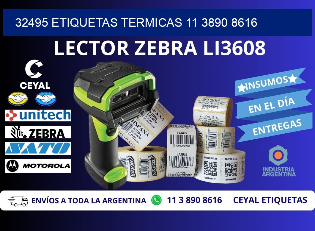 32495 ETIQUETAS TERMICAS 11 3890 8616