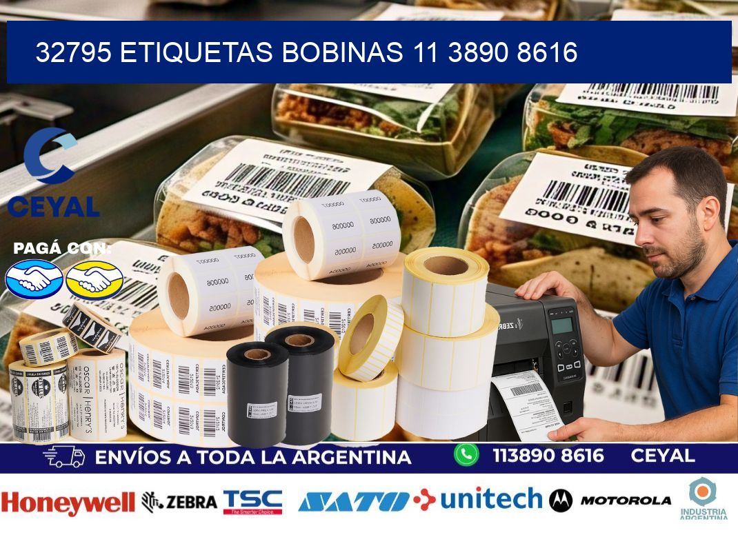 32795 ETIQUETAS BOBINAS 11 3890 8616