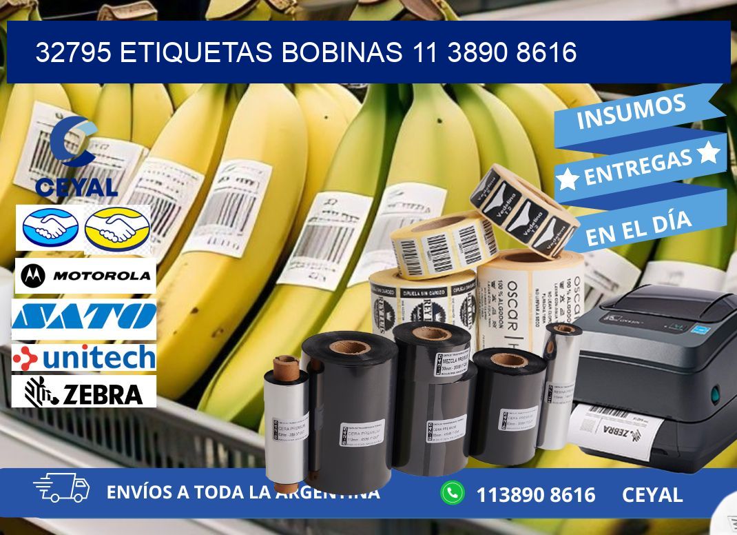 32795 ETIQUETAS BOBINAS 11 3890 8616