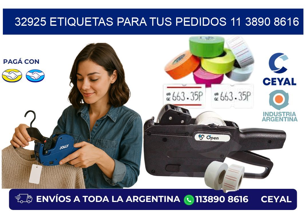 32925 ETIQUETAS PARA TUS PEDIDOS 11 3890 8616