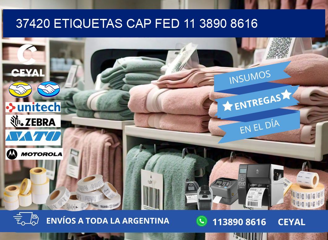 37420 ETIQUETAS CAP FED 11 3890 8616