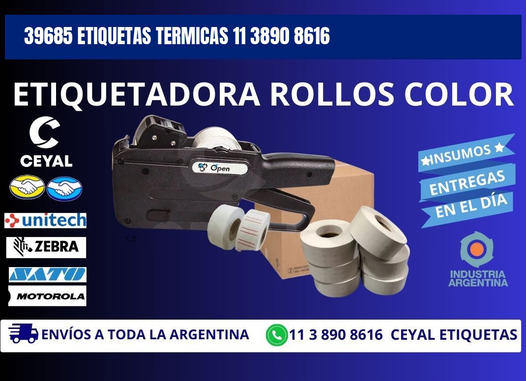 39685 ETIQUETAS TERMICAS 11 3890 8616