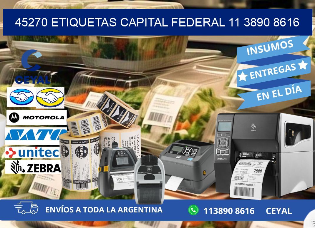 45270 ETIQUETAS CAPITAL FEDERAL 11 3890 8616