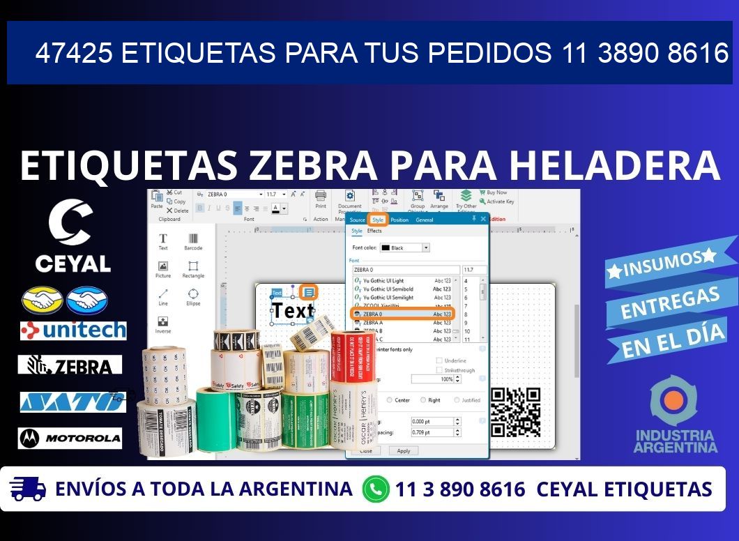 47425 ETIQUETAS PARA TUS PEDIDOS 11 3890 8616