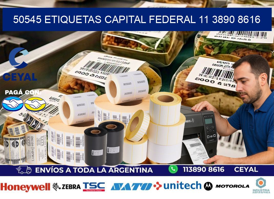 50545 ETIQUETAS CAPITAL FEDERAL 11 3890 8616
