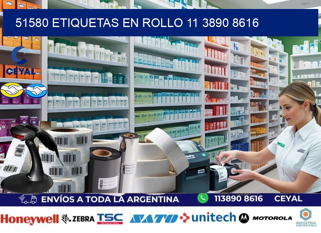 51580 ETIQUETAS EN ROLLO 11 3890 8616