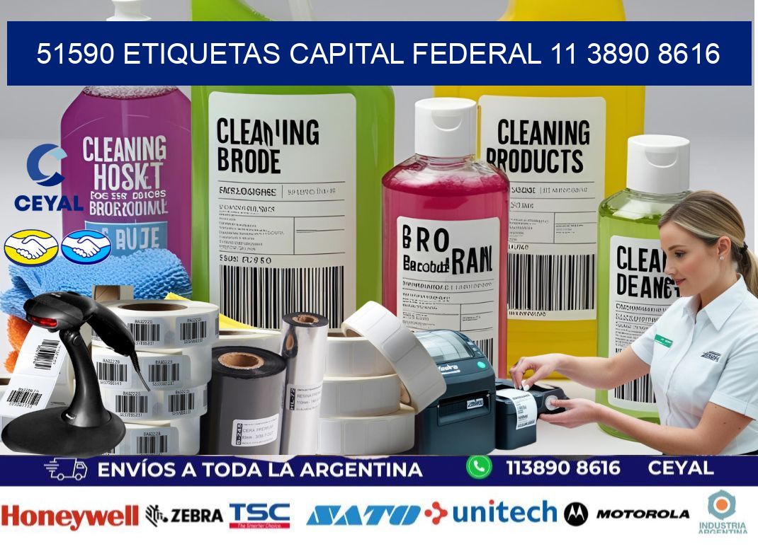 51590 ETIQUETAS CAPITAL FEDERAL 11 3890 8616