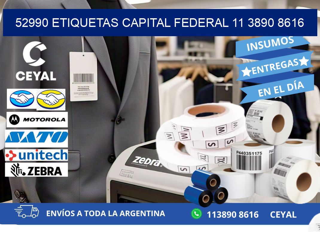 52990 ETIQUETAS CAPITAL FEDERAL 11 3890 8616