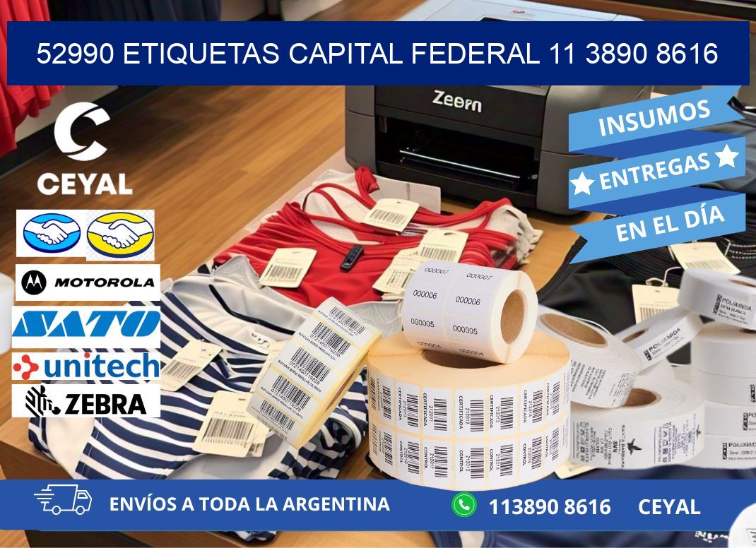 52990 ETIQUETAS CAPITAL FEDERAL 11 3890 8616