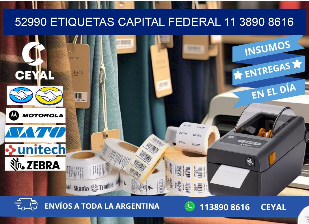 52990 ETIQUETAS CAPITAL FEDERAL 11 3890 8616
