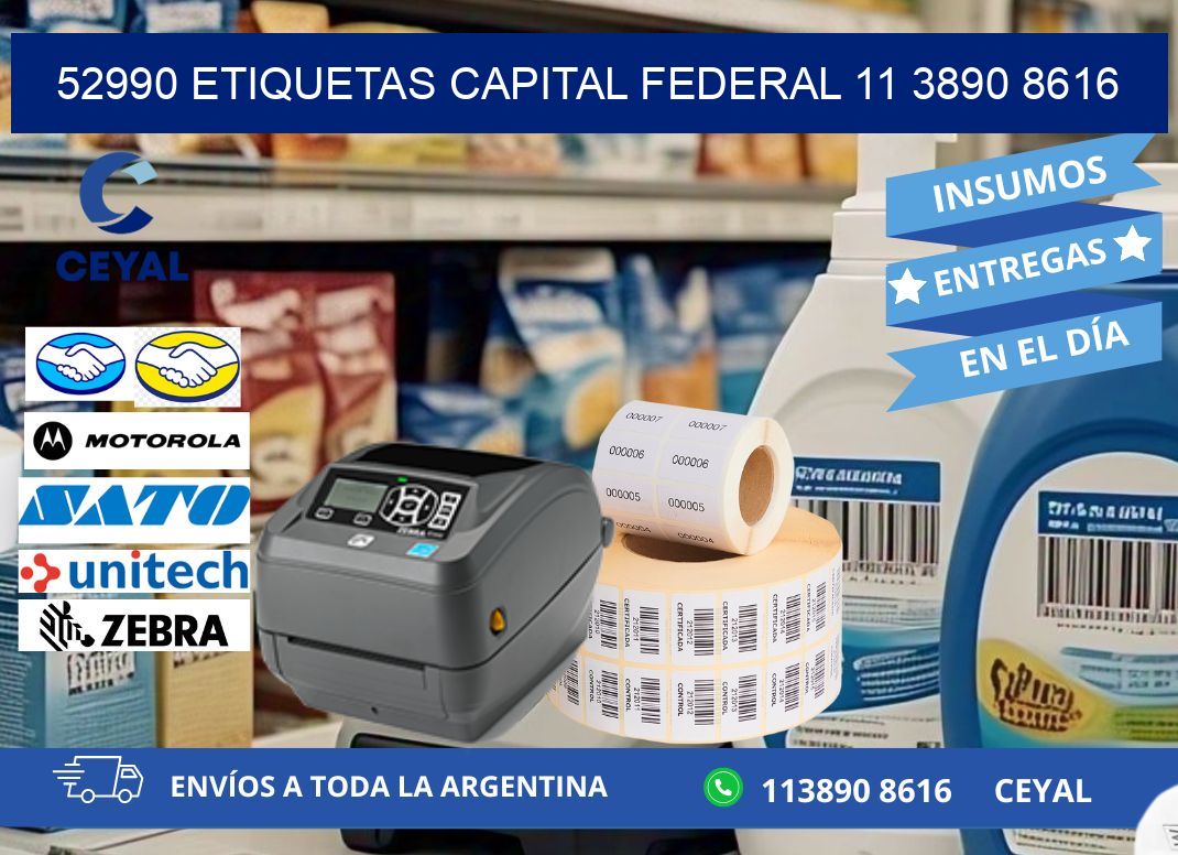 52990 ETIQUETAS CAPITAL FEDERAL 11 3890 8616