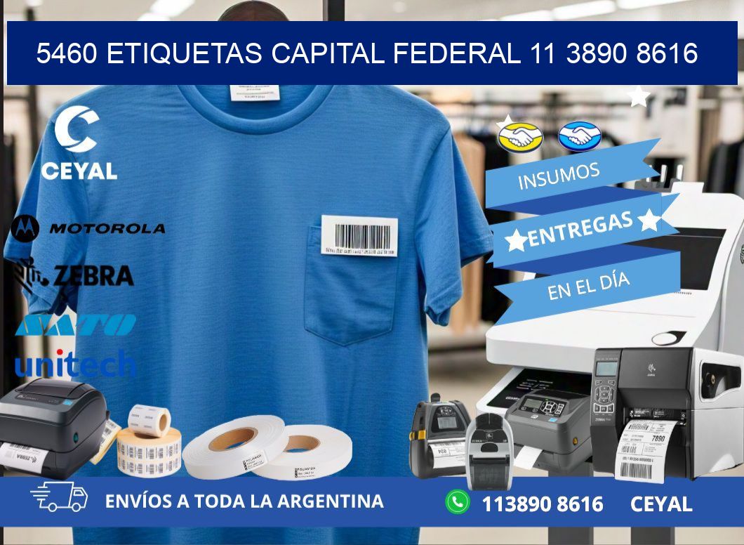 5460 ETIQUETAS CAPITAL FEDERAL 11 3890 8616