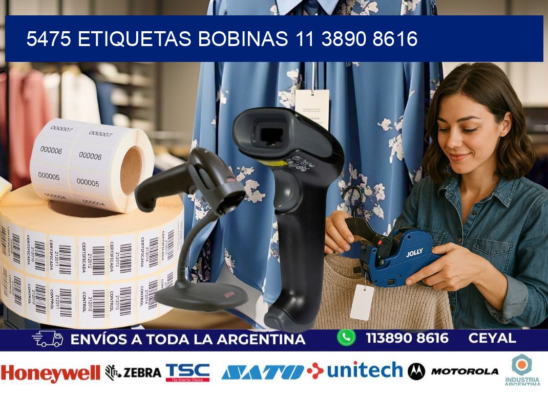 5475 ETIQUETAS BOBINAS 11 3890 8616