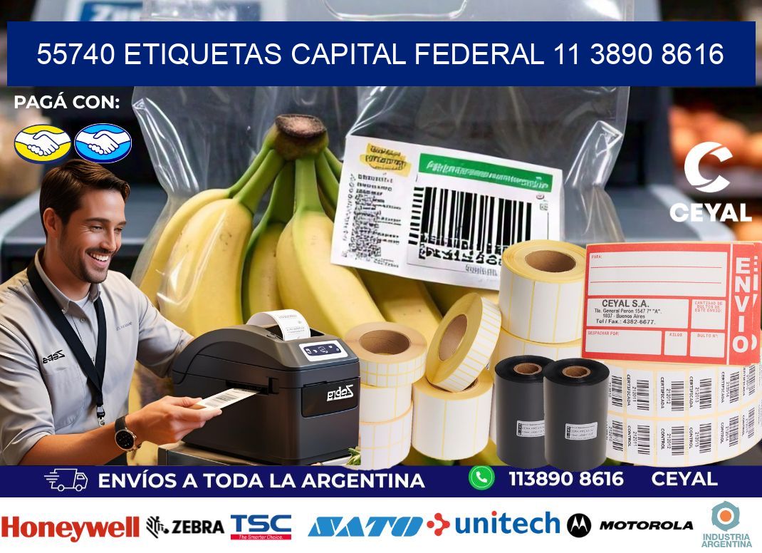 55740 ETIQUETAS CAPITAL FEDERAL 11 3890 8616