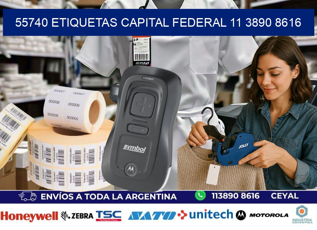 55740 ETIQUETAS CAPITAL FEDERAL 11 3890 8616