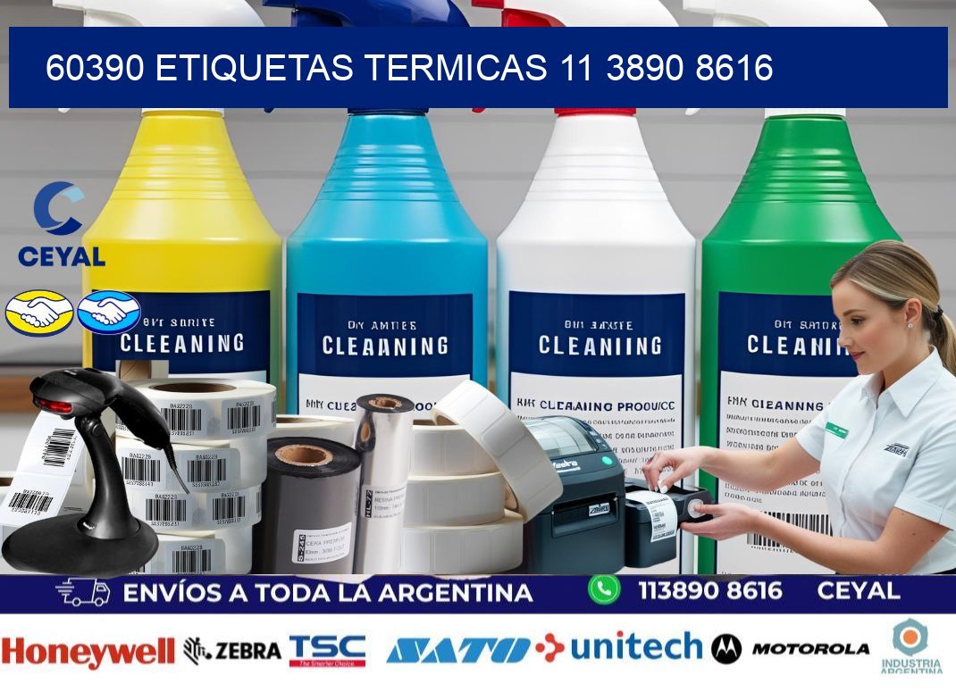 60390 ETIQUETAS TERMICAS 11 3890 8616