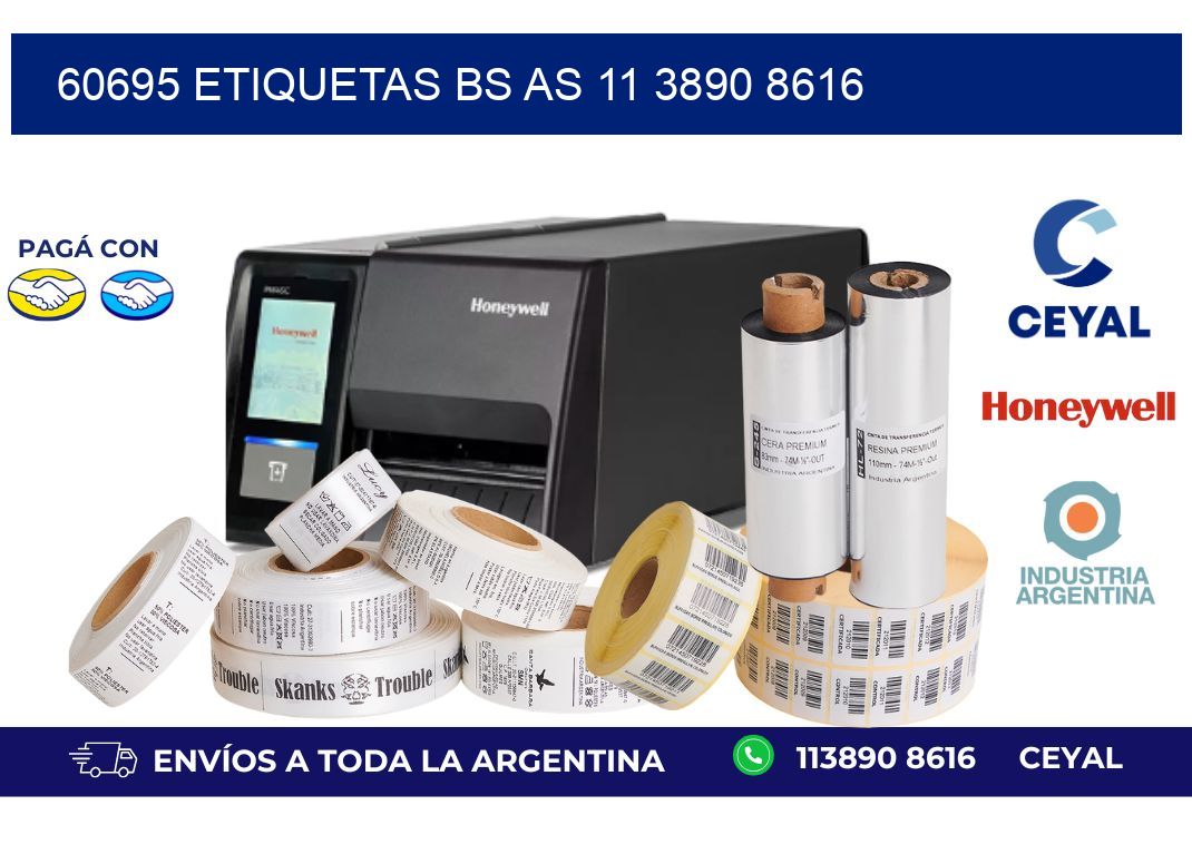 60695 ETIQUETAS BS AS 11 3890 8616