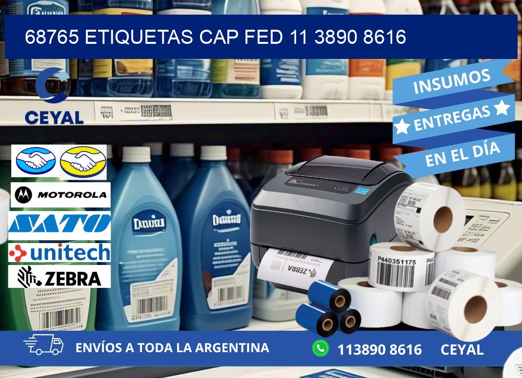 68765 ETIQUETAS CAP FED 11 3890 8616