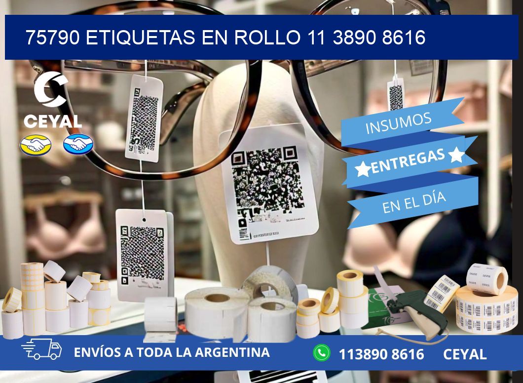 75790 ETIQUETAS EN ROLLO 11 3890 8616