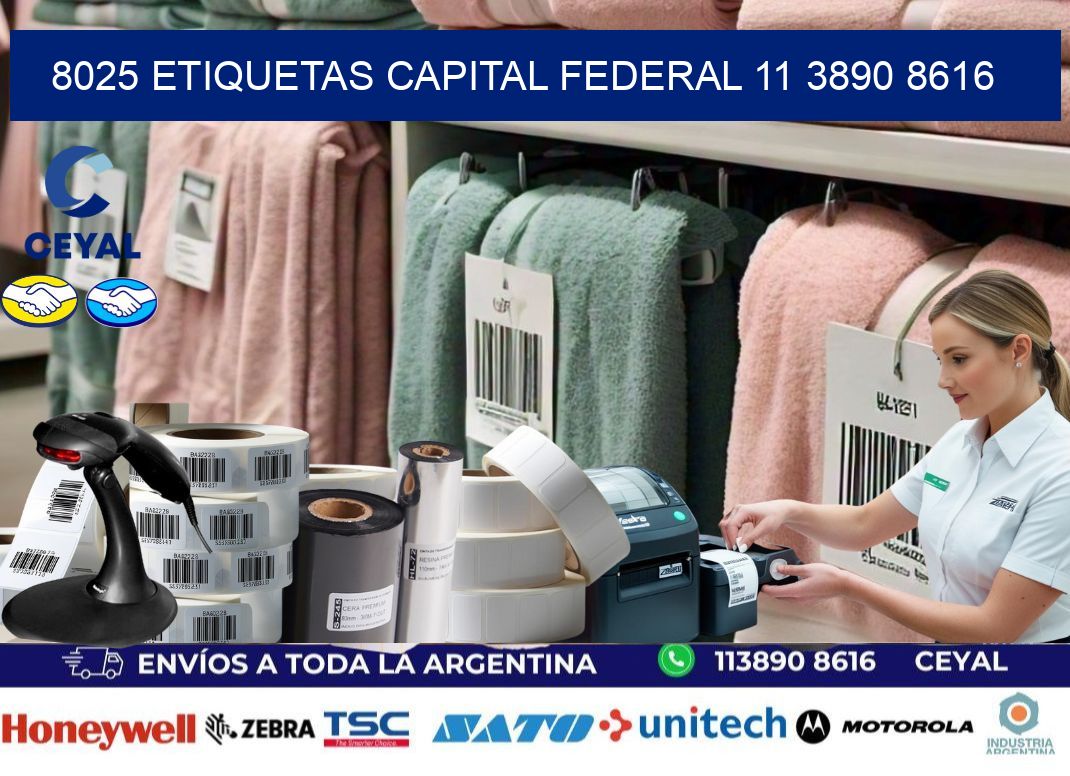 8025 ETIQUETAS CAPITAL FEDERAL 11 3890 8616