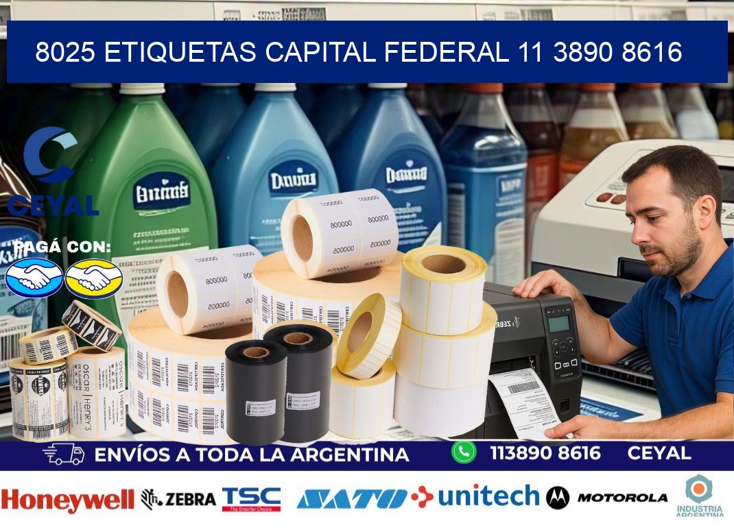 8025 ETIQUETAS CAPITAL FEDERAL 11 3890 8616
